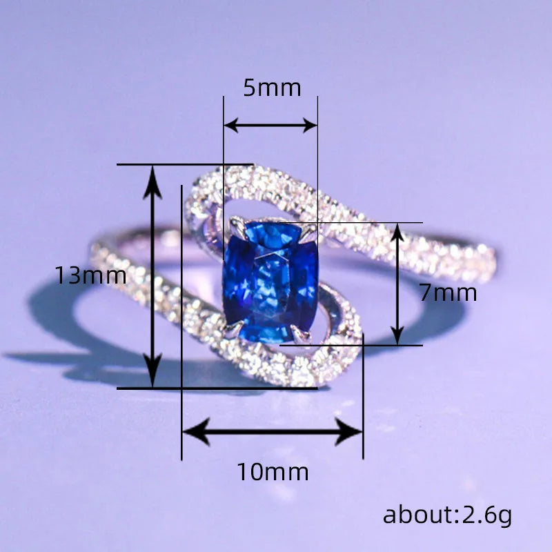 Q707 Women'S 18K Solid Gold for Certified Classic Engagement Ring Natural Diamond Cushion Cut Side Stones Diamond Center Stone