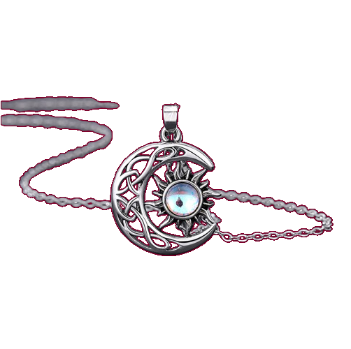 Moon Pendant Necklace
